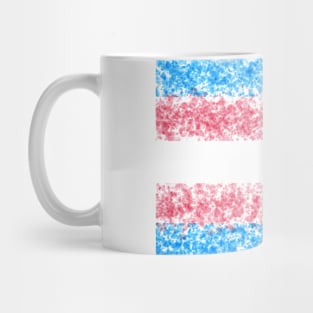 Trans Flag Painted Design Mug